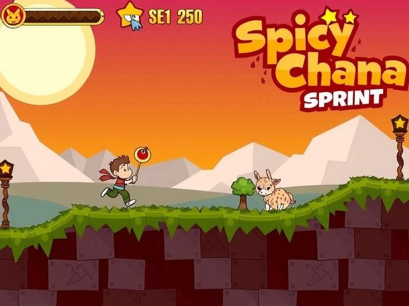 Spicy Chana Sprint Gameplay Screenshot
